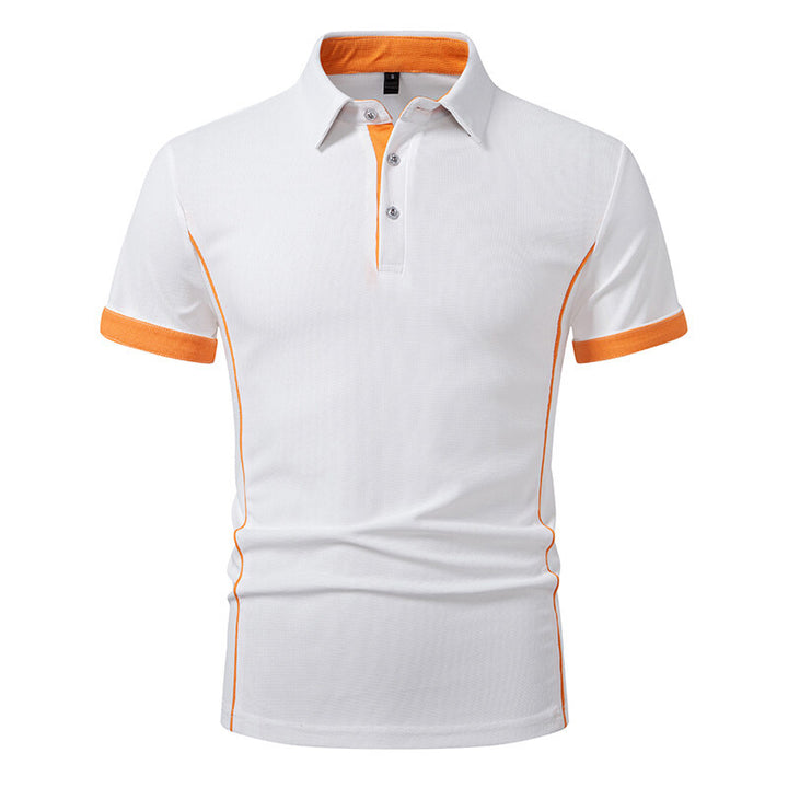Herr Sportigt Poloshirt med stiliga accenter Mirla-Eva Jonsson