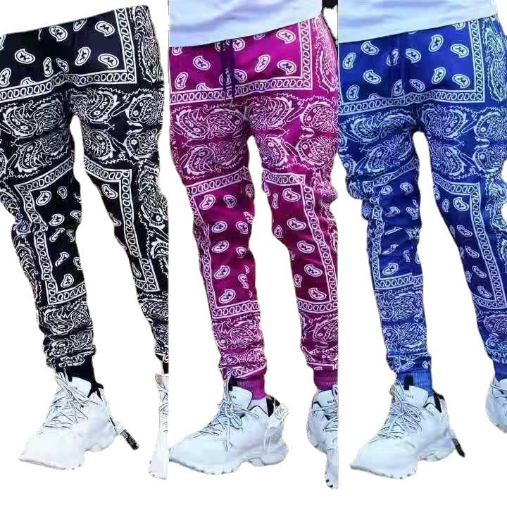 Herr Trendig Joggingbyxa med Bandana-mönster Mirla-Eva Jonsson