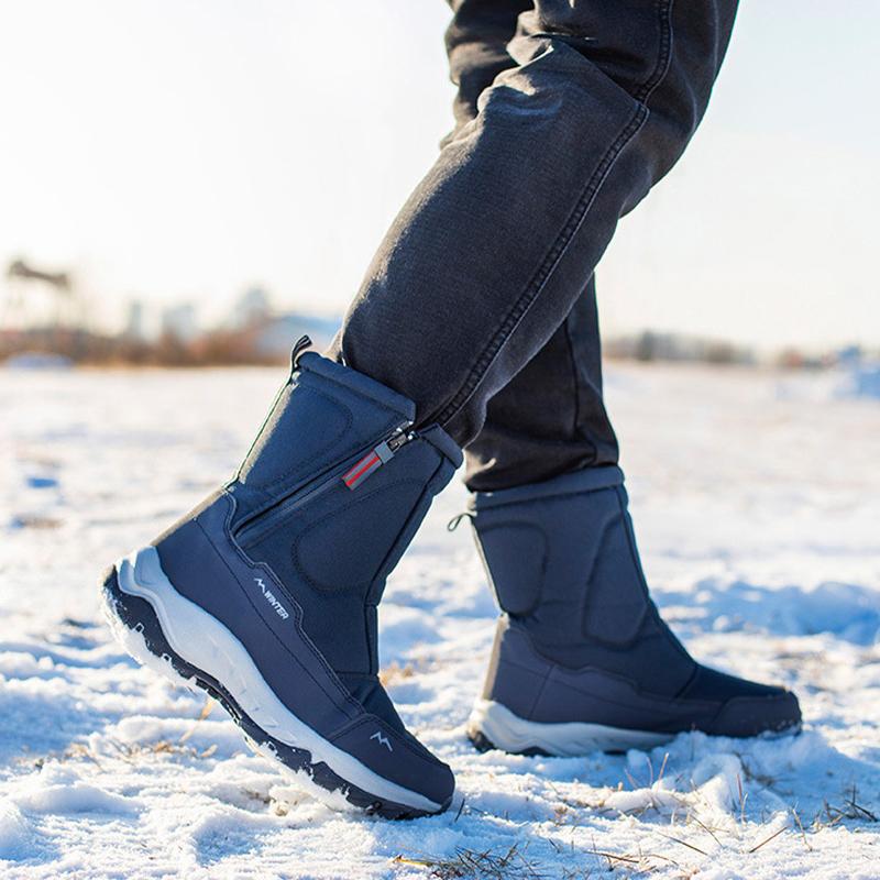 Herr Vinterkängor i Vattentätt Material med Halkfri Sula & Snöskydd | Eva Jonsson-Eva Jonsson