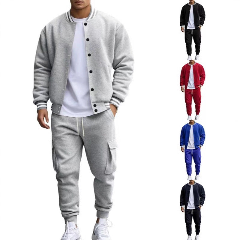 Herr bekväm och stilfull sweatshirt och joggingset Mirla-Eva Jonsson