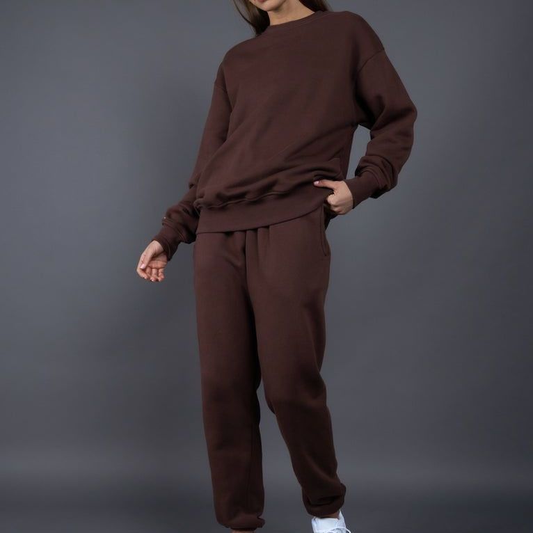 Herr bekväm sweatshirt- och joggingbyxkombination Mirla-Eva Jonsson