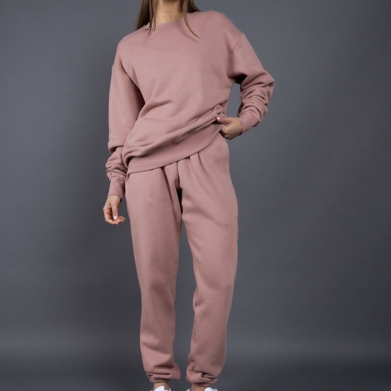 Herr bekväm sweatshirt- och joggingbyxkombination Mirla-Eva Jonsson