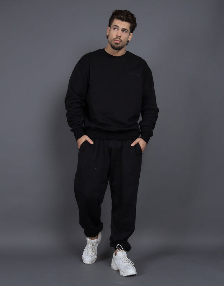 Herr bekväm sweatshirt- och joggingbyxkombination Mirla-Eva Jonsson
