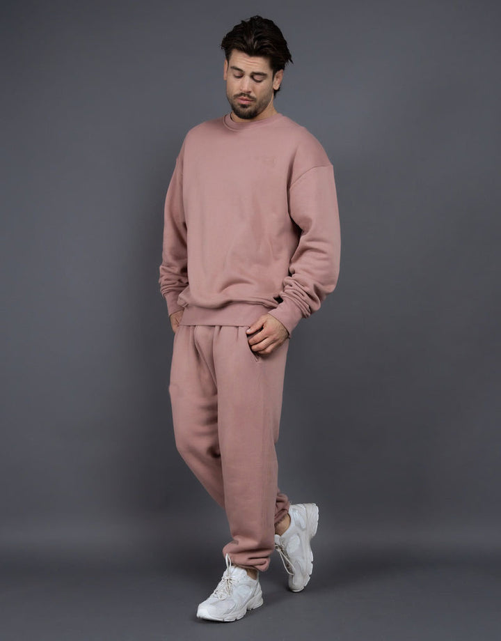 Herr bekväm sweatshirt- och joggingbyxkombination Mirla-Eva Jonsson