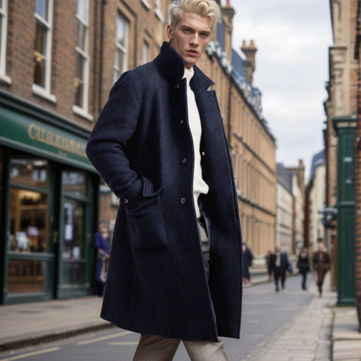 Herr elegant Wool Peacoat Mirla-Eva Jonsson