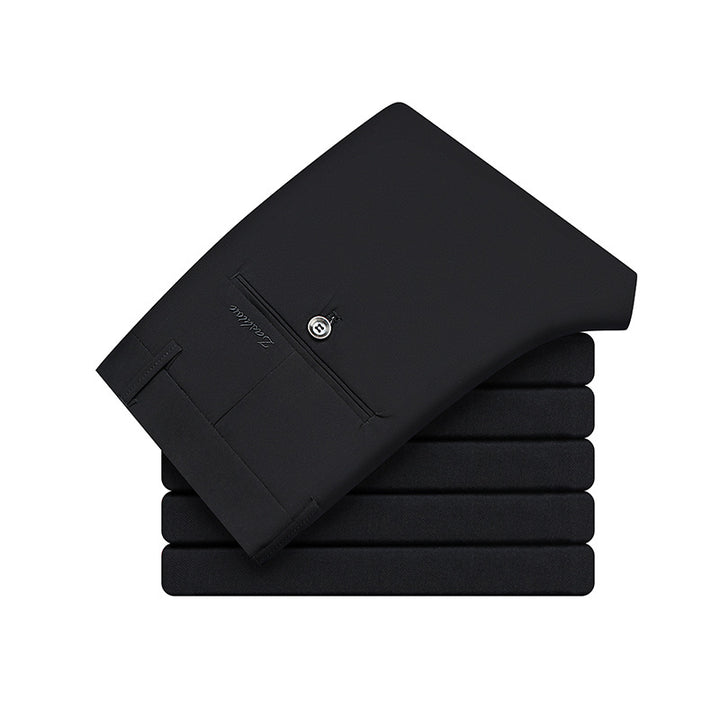 Herr elegant affärsbyxor med smal passform och elastiskt material Mirla-Eva Jonsson