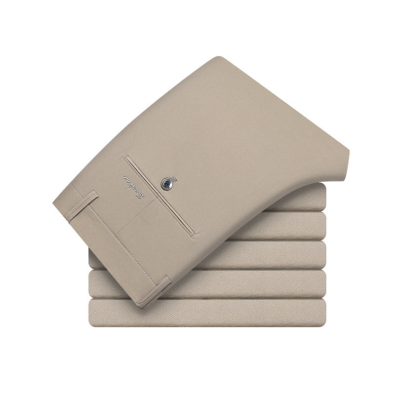 Herr elegant affärsbyxor med smal passform och elastiskt material Mirla-Eva Jonsson