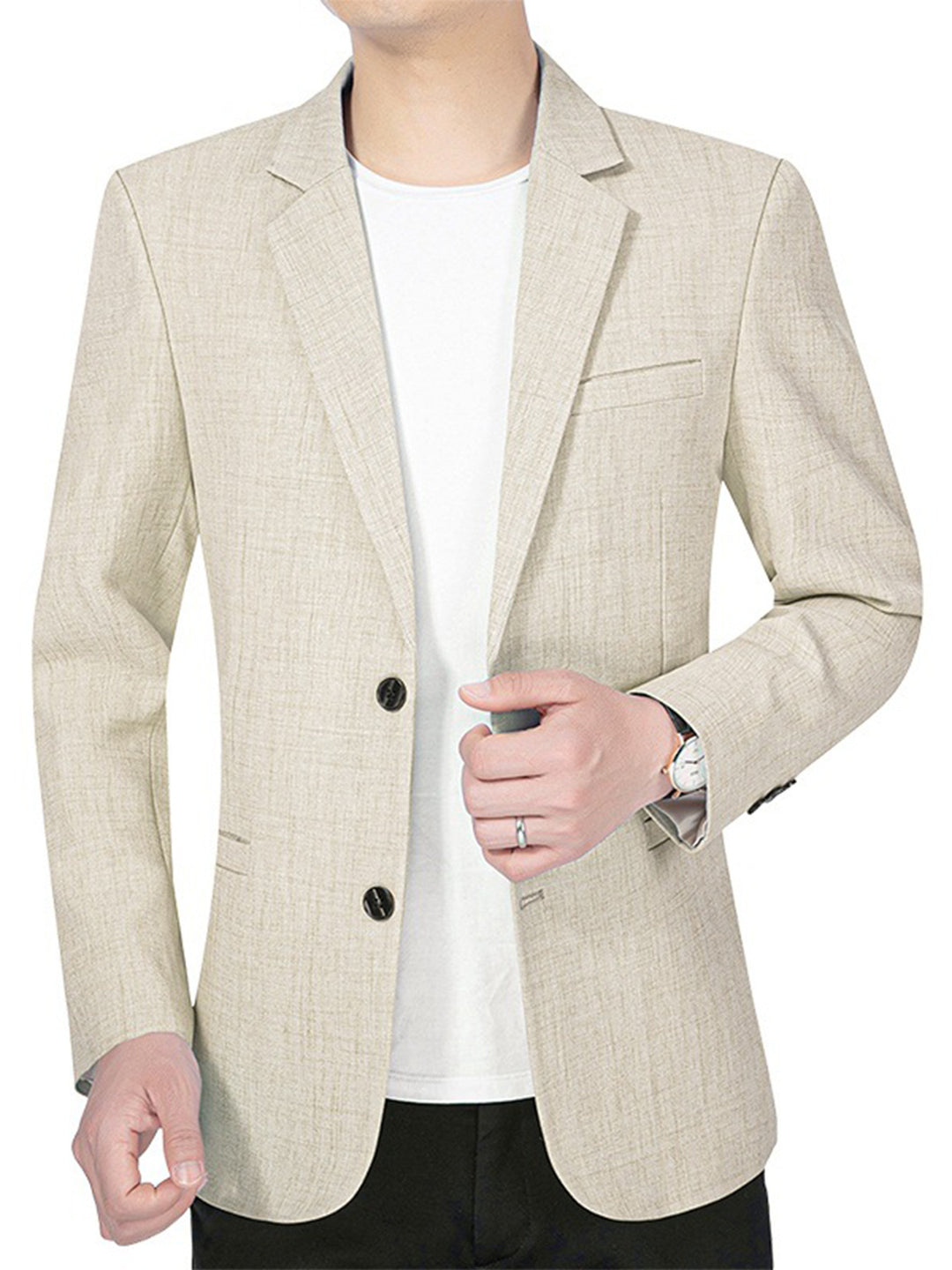 Herr elegant blazer i lätt blandmaterial Mirla-Eva Jonsson