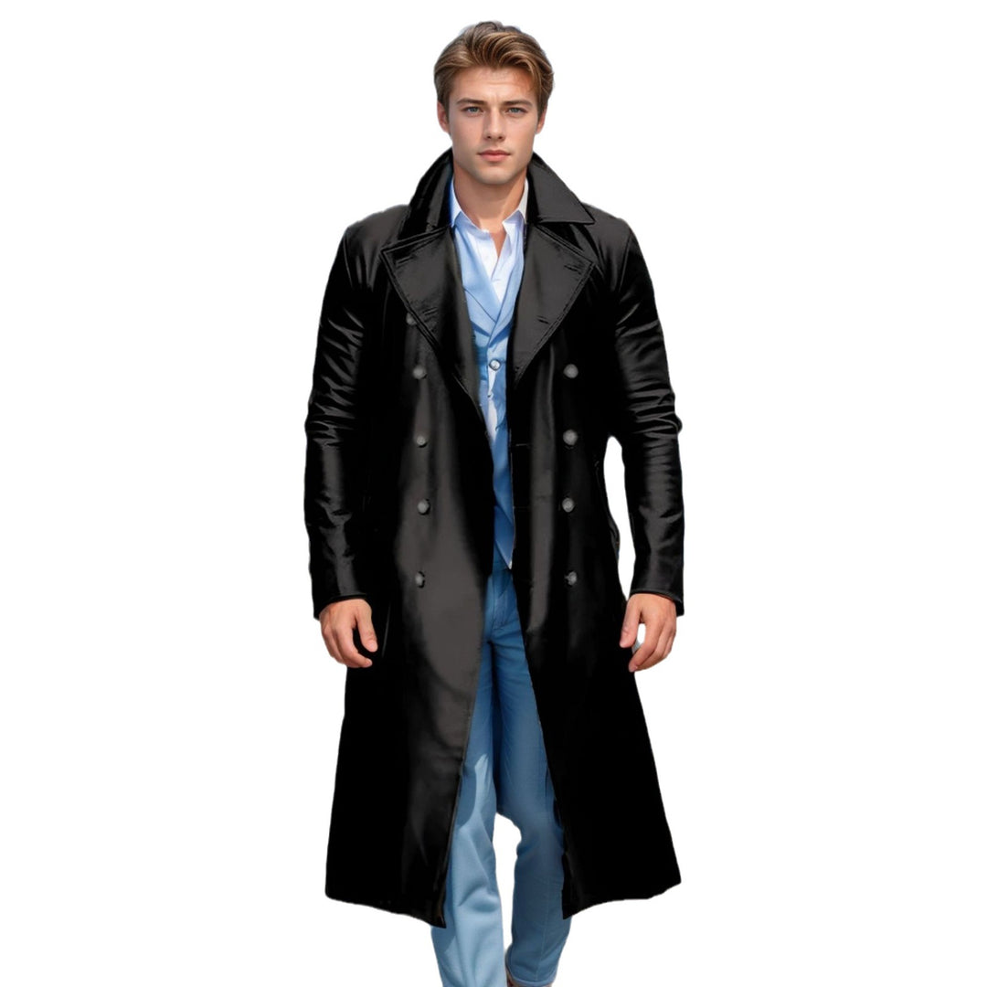 Herr elegant och glänsande trenchcoat Mirla-Eva Jonsson