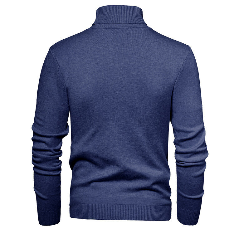 Herr elegant rullkragepullover i fin merinoull Eva Jonsson-Eva Jonsson