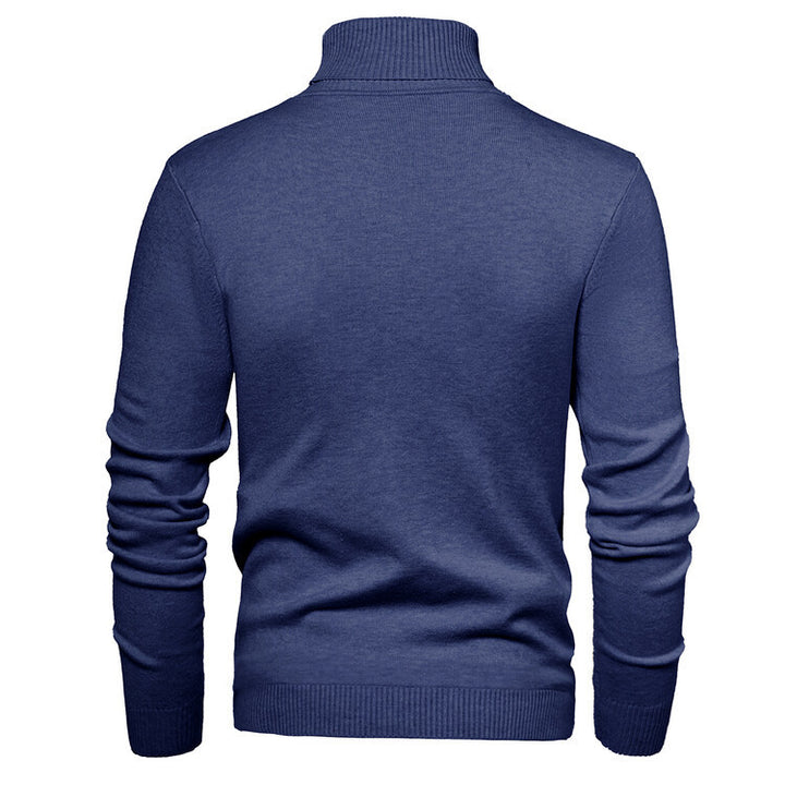 Herr elegant rullkragepullover i fin merinoull Eva Jonsson-Eva Jonsson