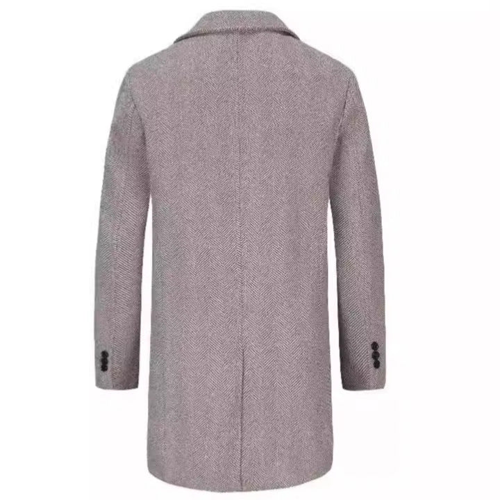 Herr elegant ull trenchcoat Mirla-Eva Jonsson
