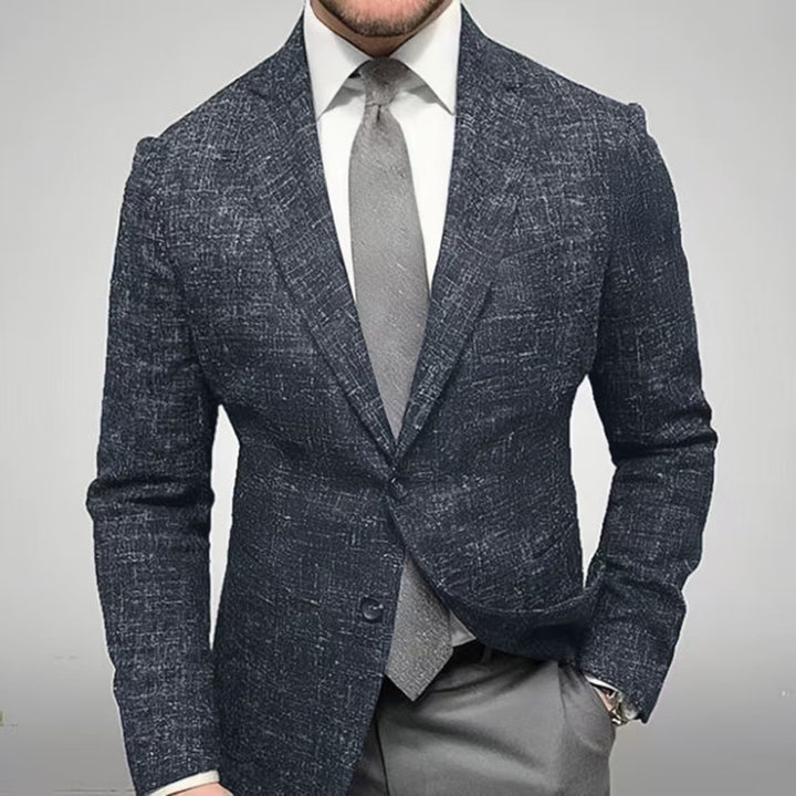 Herr eleganta rutiga blazer Mirla-Eva Jonsson