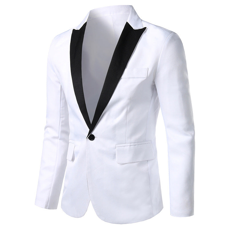 Herr eleganta smokingblazer med satin krage Mirla-Eva Jonsson