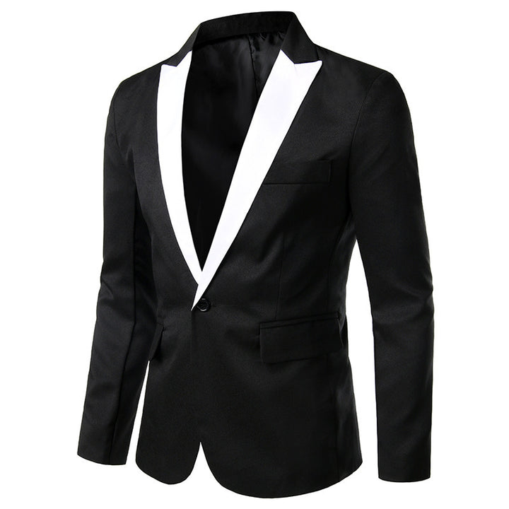 Herr eleganta smokingblazer med satin krage Mirla-Eva Jonsson
