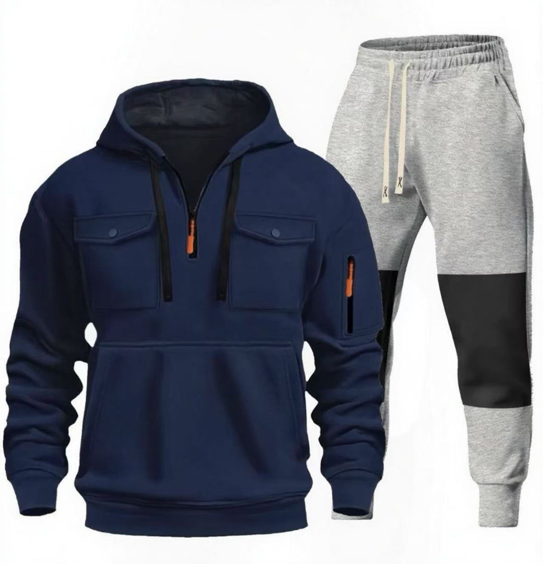 Herr funktionell sweatshirt- och joggingbyxor-set Mirla-Eva Jonsson