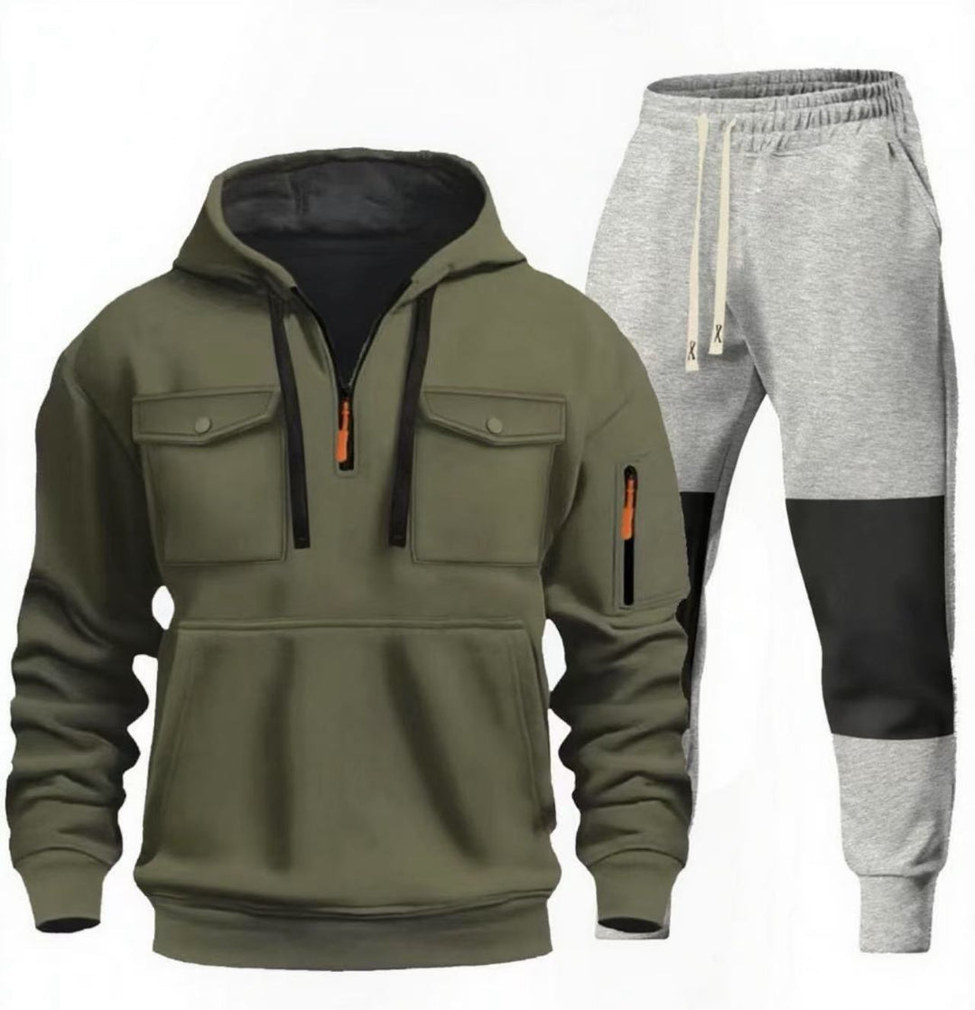 Herr funktionell sweatshirt- och joggingbyxor-set Mirla-Eva Jonsson
