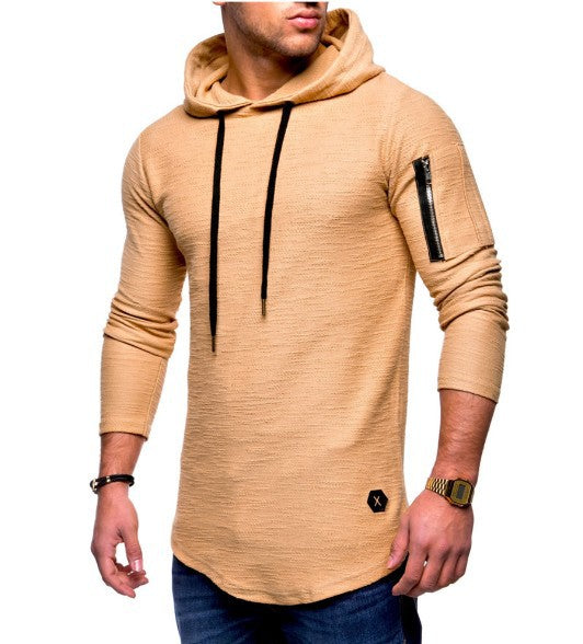 Herr lång hoodie med unik struktur Mirla-Eva Jonsson