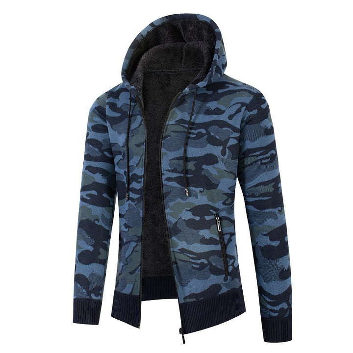 Herr modern hooded jacket with fleece lining Eva Jonsson-Eva Jonsson
