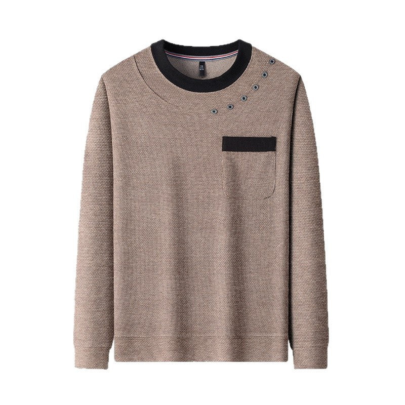 Herr modern sweatshirt med unika detaljaccent och praktisk bröstficka Eva Jonsson-Eva Jonsson
