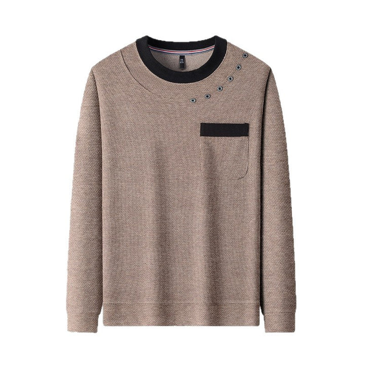 Herr modern sweatshirt med unika detaljaccent och praktisk bröstficka Eva Jonsson-Eva Jonsson