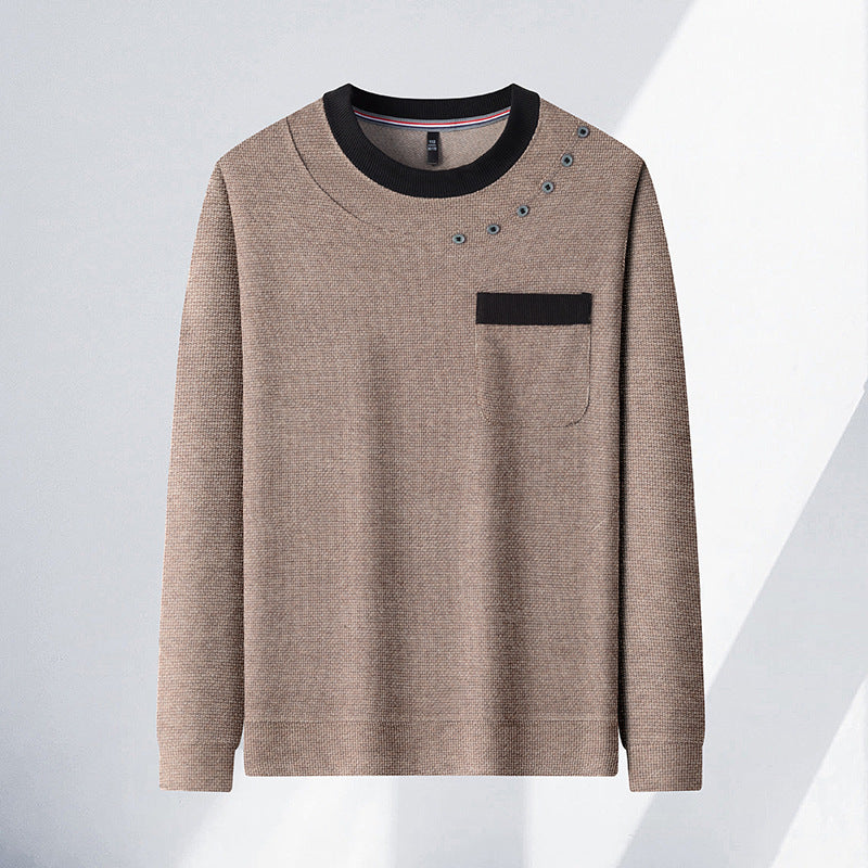 Herr modern sweatshirt med unika detaljaccent och praktisk bröstficka Eva Jonsson-Eva Jonsson