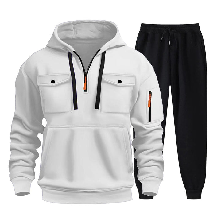 Herr multifunktionell Hoodie och Joggingbyxor Set Mirla-Eva Jonsson