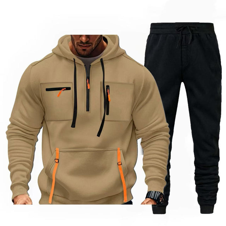Herr multifunktionell hoodie och joggingsbyxor kombination Mirla-Eva Jonsson