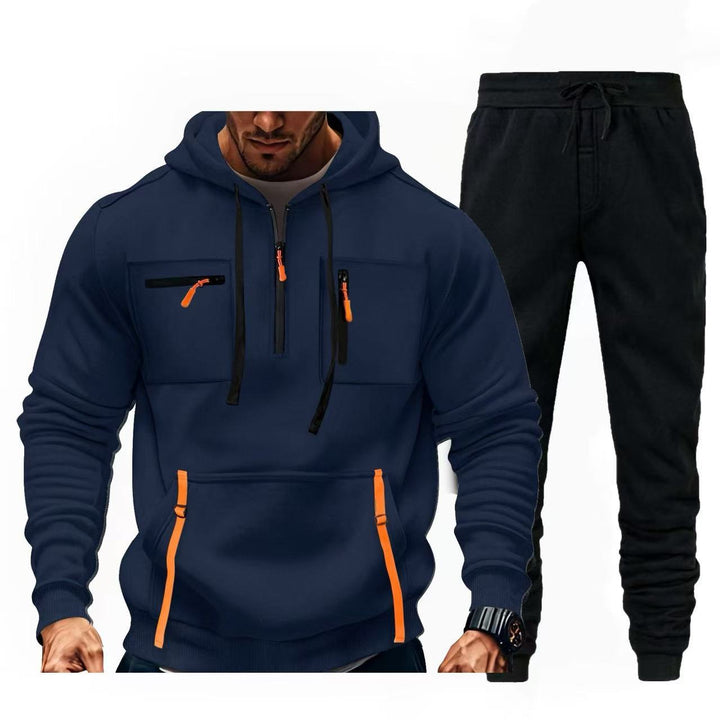 Herr multifunktionell hoodie och joggingsbyxor kombination Mirla-Eva Jonsson