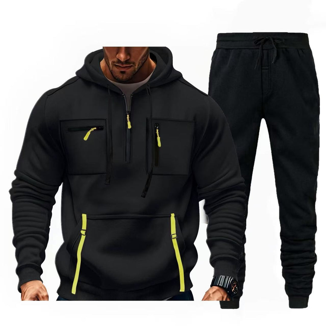 Herr multifunktionell hoodie och joggingsbyxor kombination Mirla-Eva Jonsson