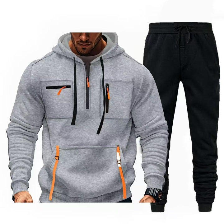 Herr multifunktionell hoodie och joggingsbyxor kombination Mirla-Eva Jonsson