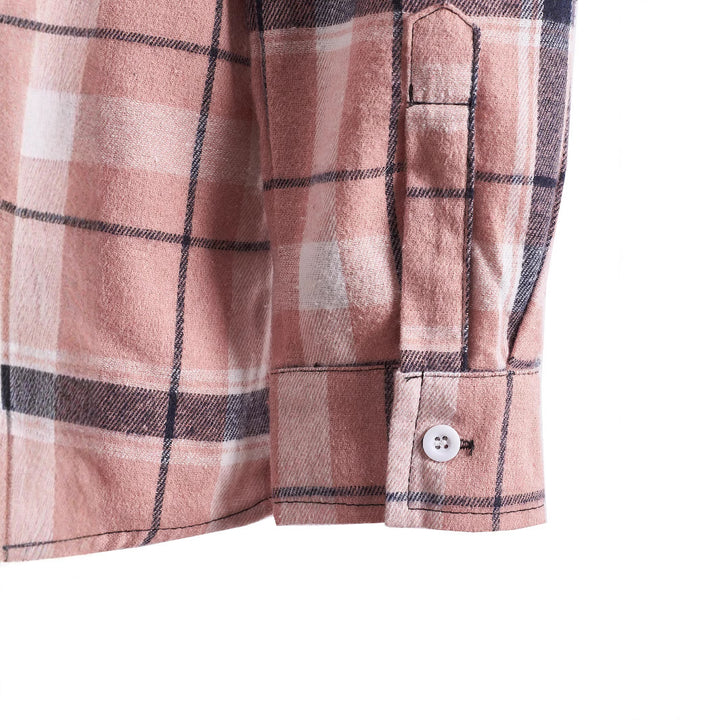 Herr overshirt med huva i modern rutdesign Mirla-Eva Jonsson