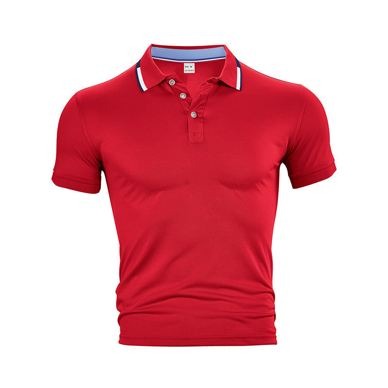 Herr polo skjorta med modern krage och kontrast detaljer Eva Jonsson-Eva Jonsson