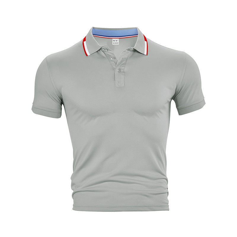 Herr polo skjorta med modern krage och kontrast detaljer Eva Jonsson-Eva Jonsson