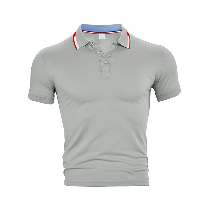 Herr polo skjorta med modern krage och kontrast detaljer Eva Jonsson-Eva Jonsson