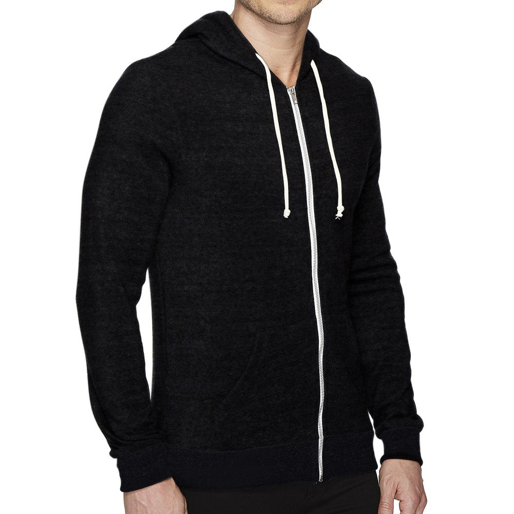 Herr praktisk hoodie med dragkedja och kängurufickor Mirla-Eva Jonsson