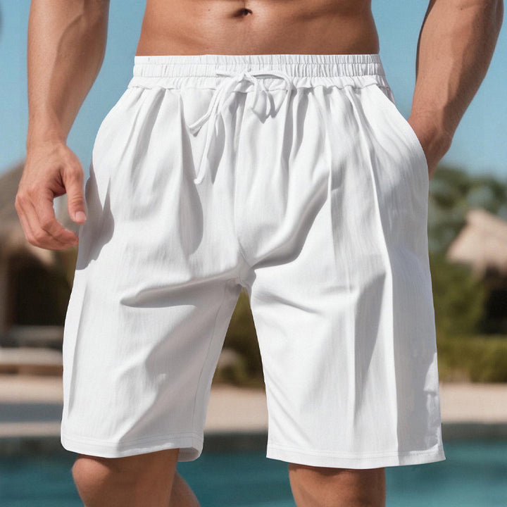 Herr praktiska sportshorts med elastisk midja och justerbar snöre Mirla-Eva Jonsson