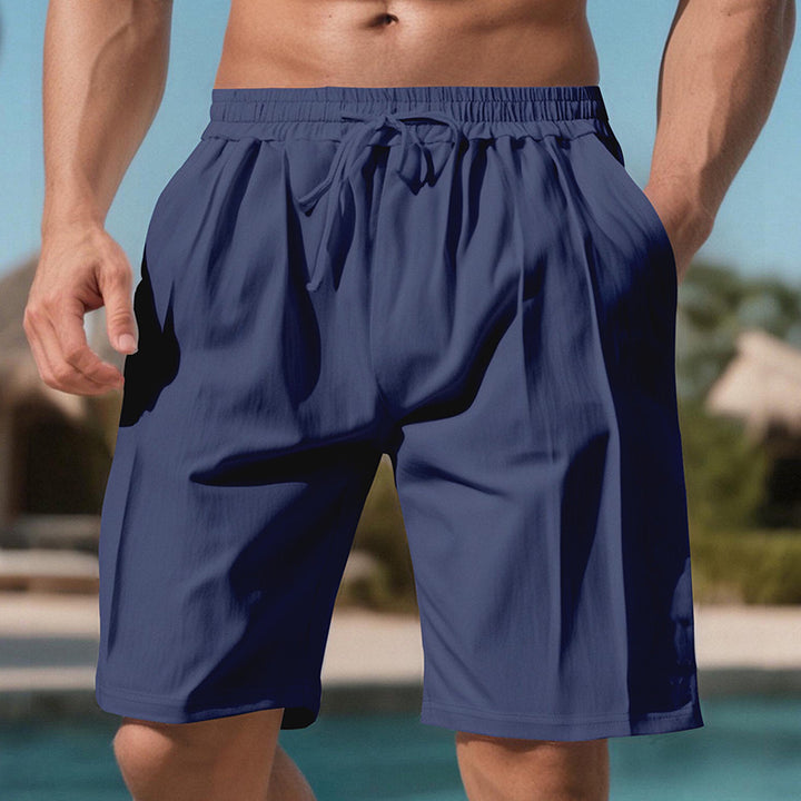 Herr praktiska sportshorts med elastisk midja och justerbar snöre Mirla-Eva Jonsson