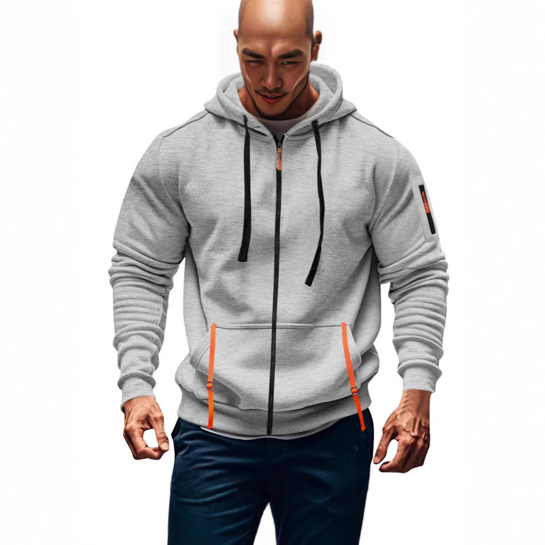 Herr sportig hoodie med praktiska fickor Eva Jonsson-Eva Jonsson