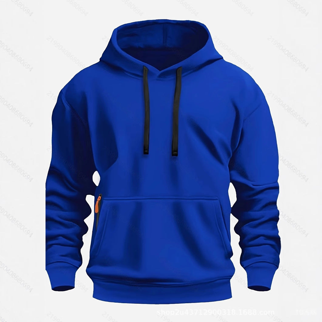Herr sportig hoodie med praktiska fickor och andningsbart material Mirla-Eva Jonsson
