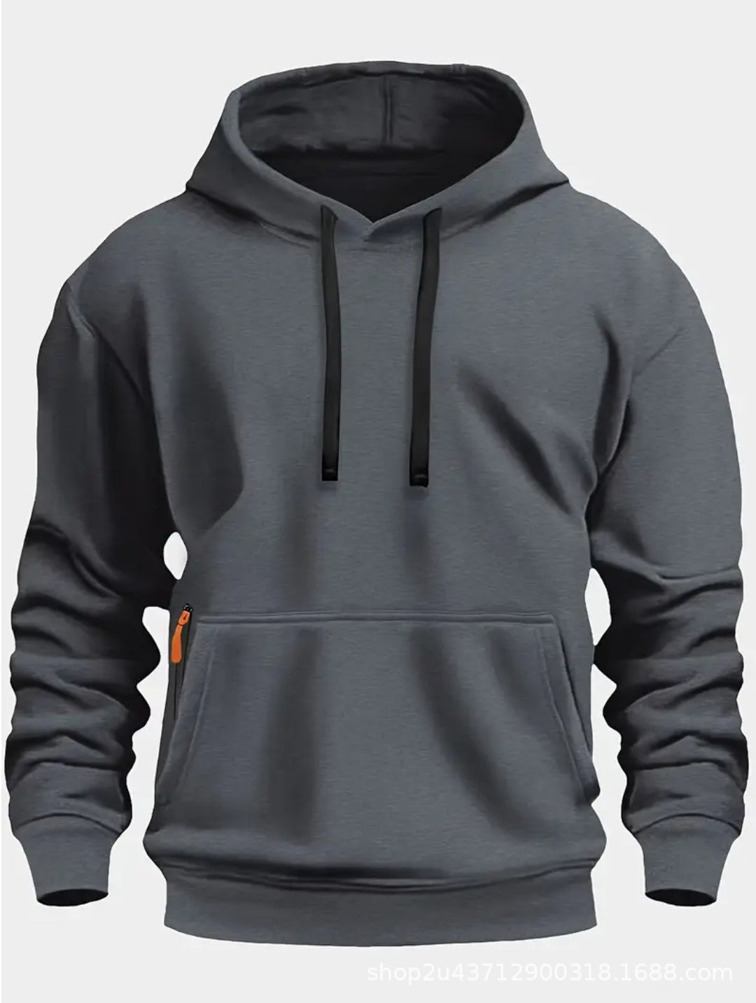 Herr sportig hoodie med praktiska fickor och andningsbart material Mirla-Eva Jonsson