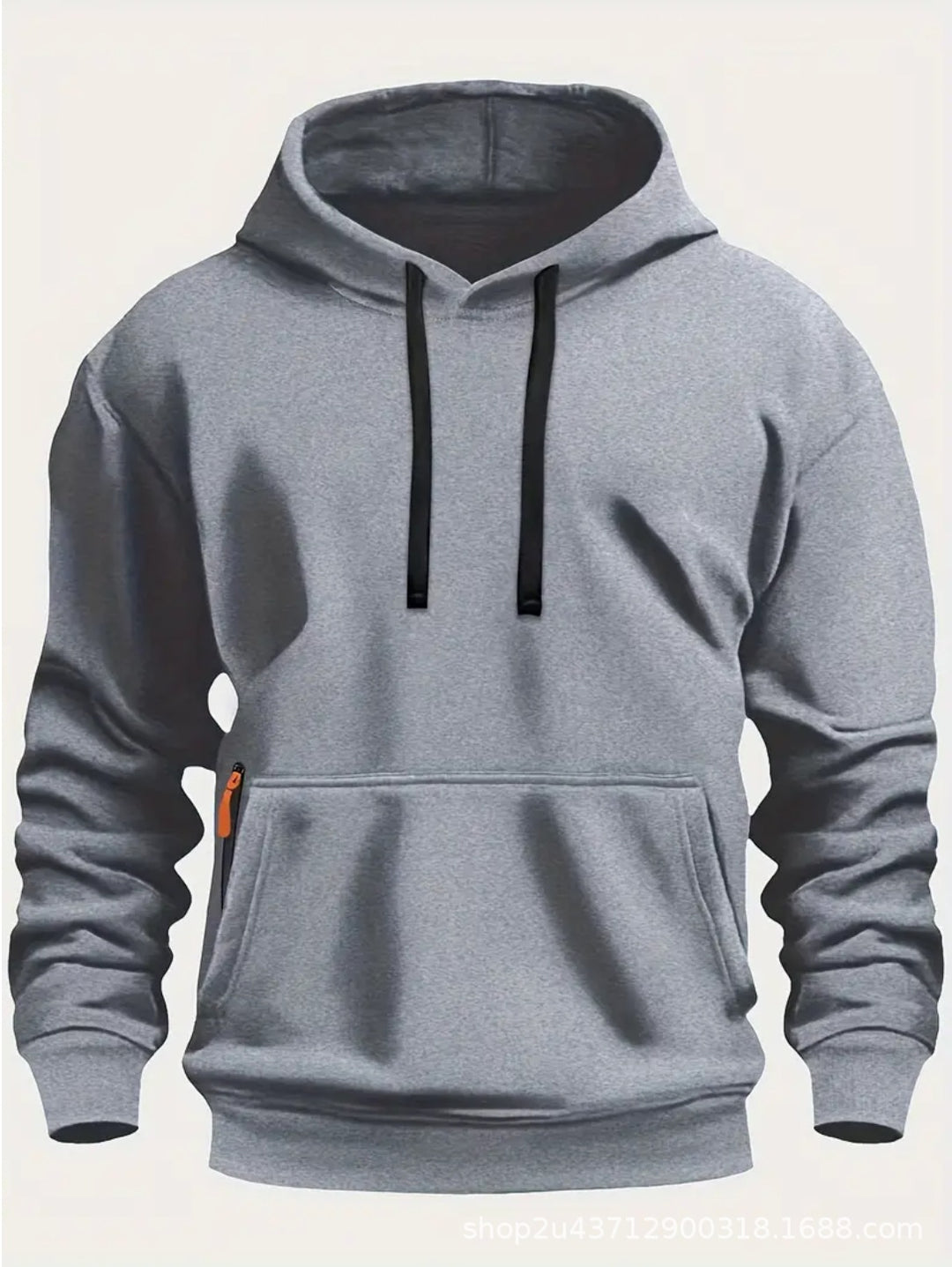 Herr sportig hoodie med praktiska fickor och andningsbart material Mirla-Eva Jonsson