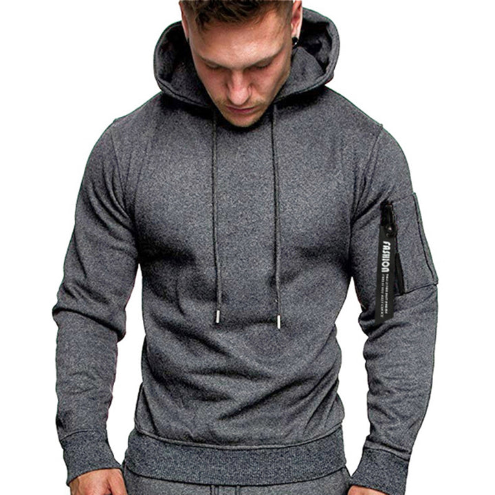 Herr sportig hoodie med sidodragkedja Eva Jonsson-Eva Jonsson