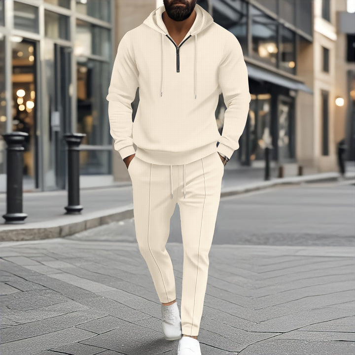 Herr sportig hoodie-set med modern passform och andningsbara material Mirla-Eva Jonsson