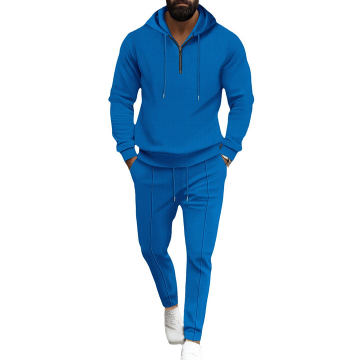 Herr sportig hoodie-set med modern passform och andningsbara material Mirla-Eva Jonsson