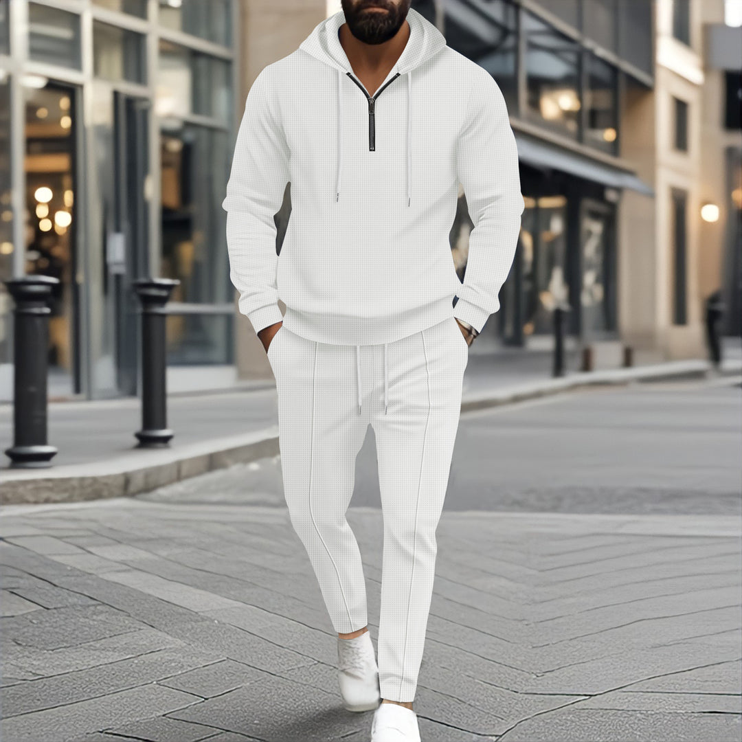 Herr sportig hoodie-set med modern passform och andningsbara material Mirla-Eva Jonsson