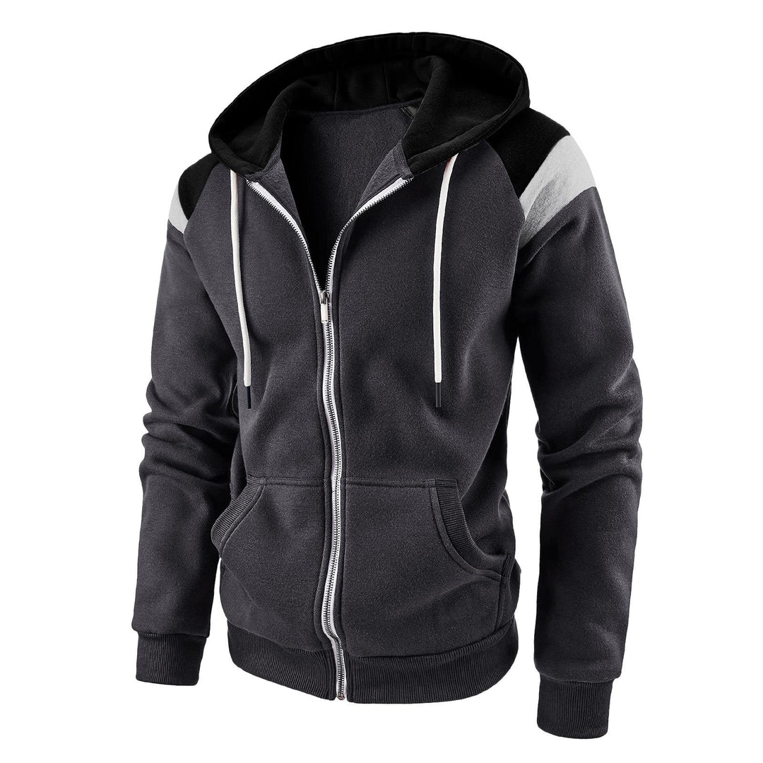 Herr sportig hoodie zip Eva Jonsson-Eva Jonsson