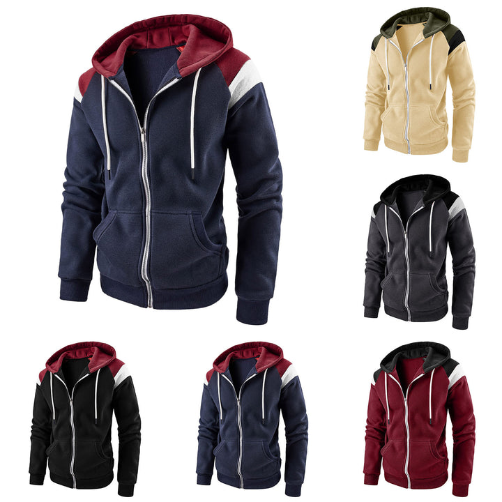 Herr sportig hoodie zip Eva Jonsson-Eva Jonsson