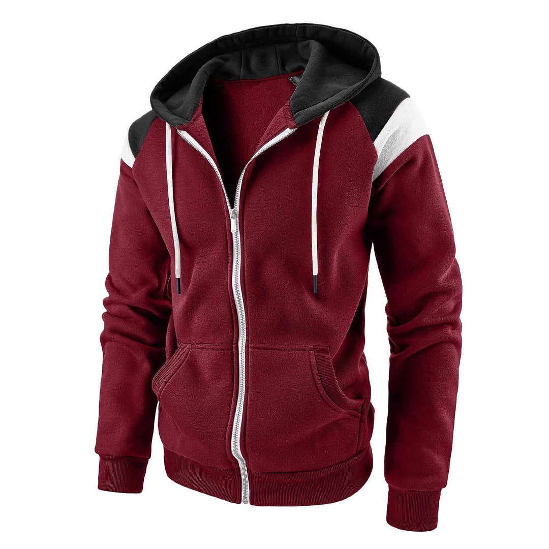 Herr sportig hoodie zip Eva Jonsson-Eva Jonsson