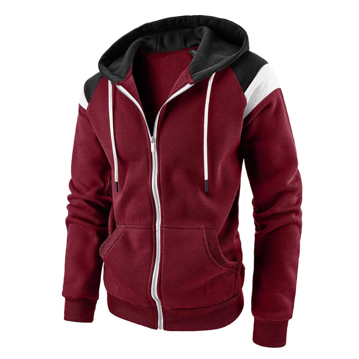 Herr sportig hoodie zip Eva Jonsson-Eva Jonsson